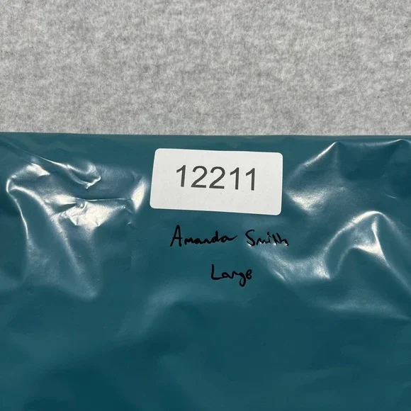 Amanda Smith L Pure Silk Black Beaded Dressy Vest Button Fairygoth Gothic Fairy - Picture 7 of 7